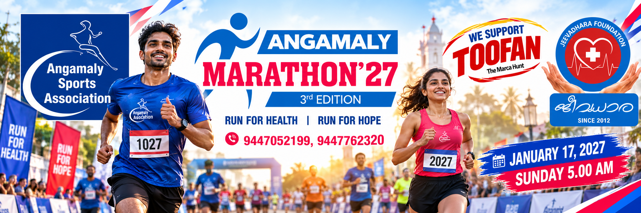 Angamaly Marathon 2027 live marathon banner